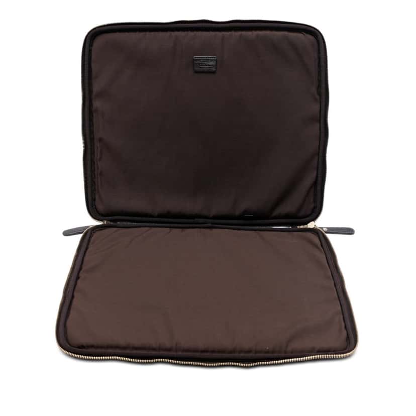 Gucci Guccissima Laptop Case Black Leather Very good condition - Model View