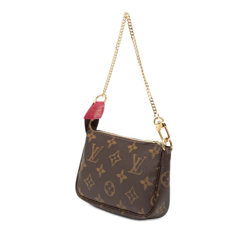 Louis Vuitton Monogram Vivienne Christmas Roller Coaster Mini Pochette Accessoires Brown Very good condition - Back View