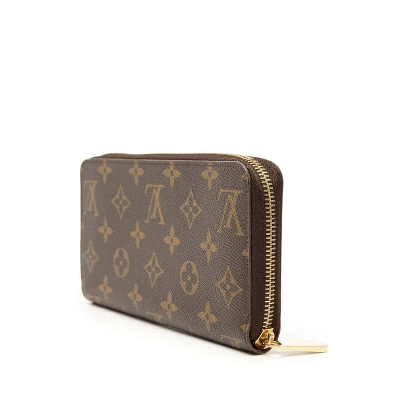 Louis Vuitton Monogram Zippy Long Wallet Brown Very good condition - Back View