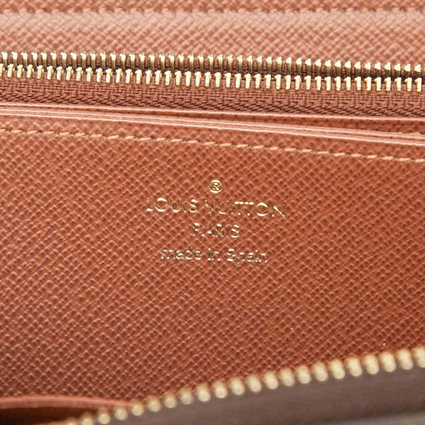 Louis Vuitton Monogram Zippy Long Wallet Brown Very good condition - Box View
