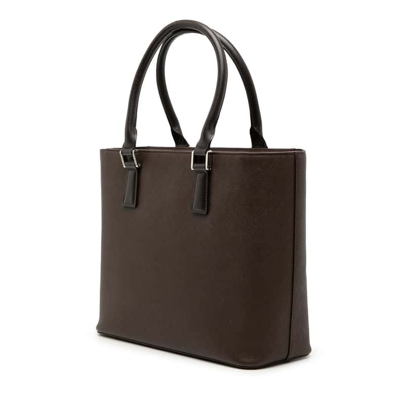 Burberry Leather Tote Brown Leather Very good condition - Back View
