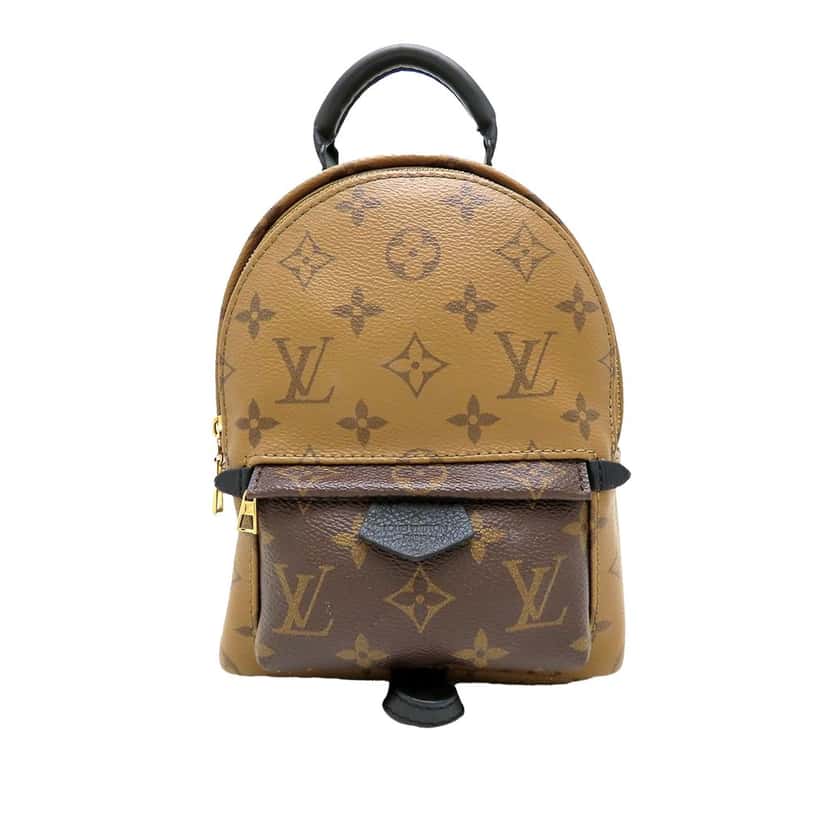 Louis Vuitton Monogram Reverse Mini Palm Springs Brown Very good condition - Front View