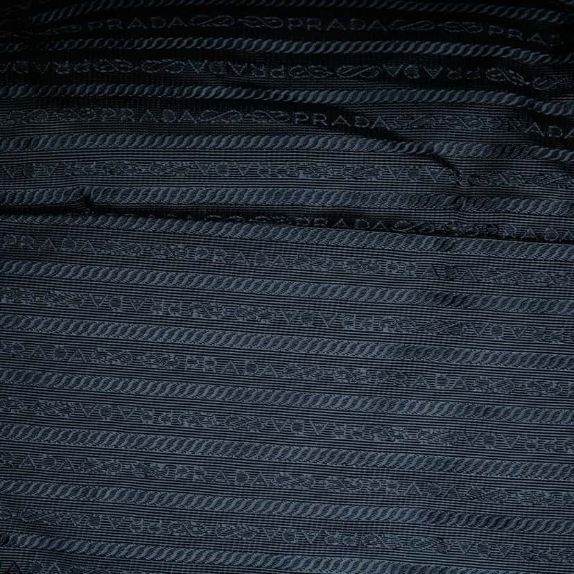 Prada Vitello Shine Open Convertible Tote Black Leather Very good condition - Model View