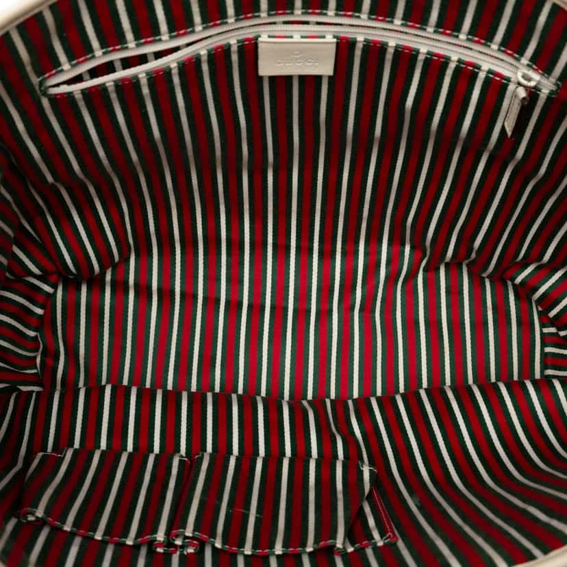 Gucci Large GG Canvas New Britt Tote Beige Very good condition - Model View