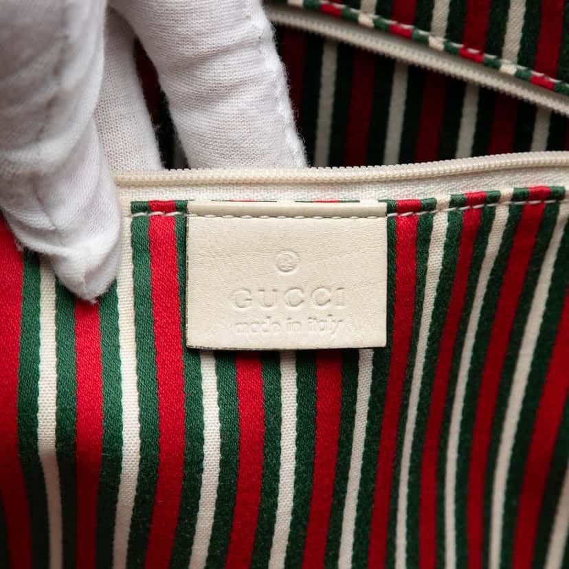 Gucci Large GG Canvas New Britt Tote Beige Very good condition - Box View