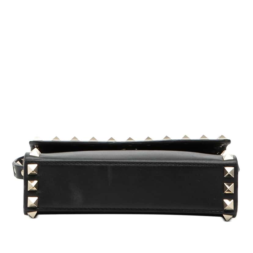 Valentino Mini Leather Rockstud Crossbody Black Leather Very good condition - Inside View