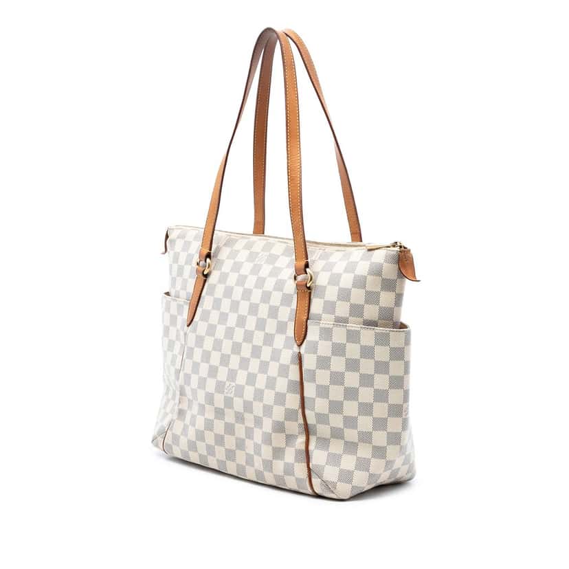 Louis Vuitton Damier Azur Totally MM White Very good condition - Back View