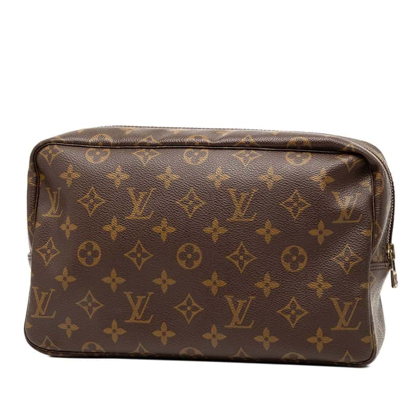Louis Vuitton Monogram Trousse Toilette 28 Brown Very good condition - Back View