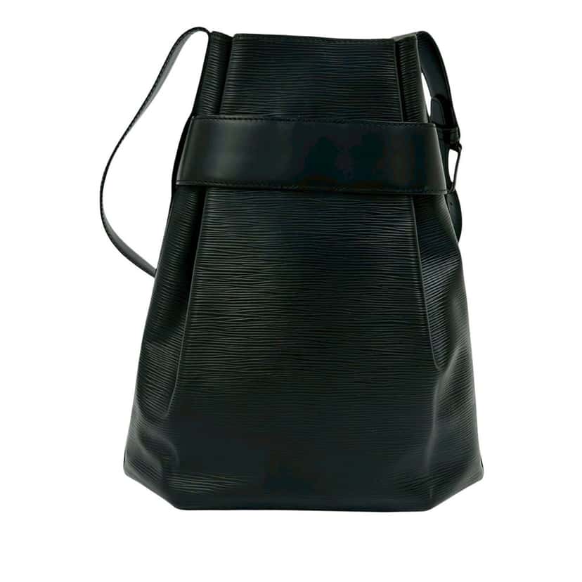 Louis Vuitton Epi Sac D Epaule GM Black Leather Very good condition - Back View