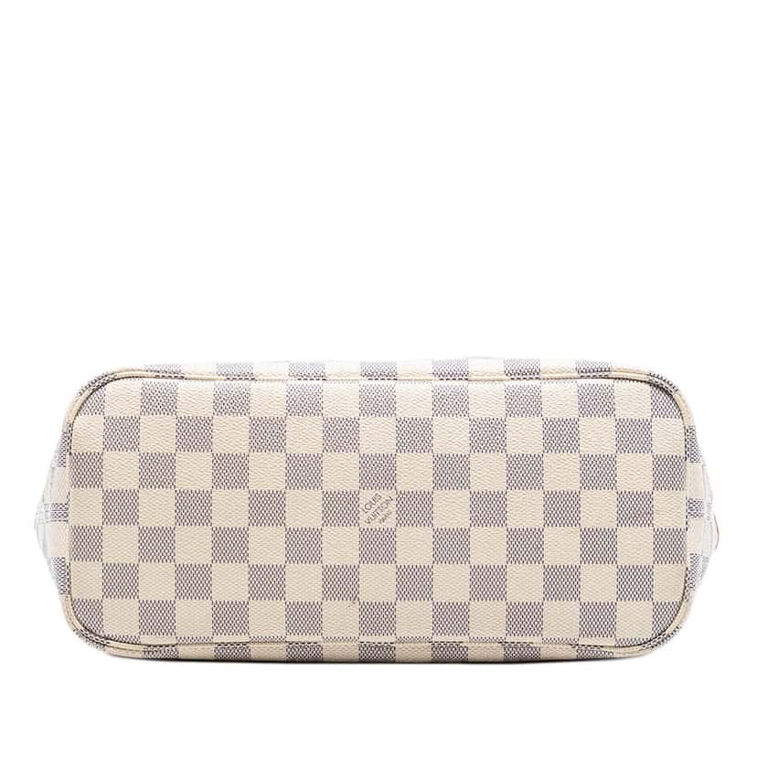 Louis Vuitton Damier Azur Neverfull PM White Very good condition - Inside View