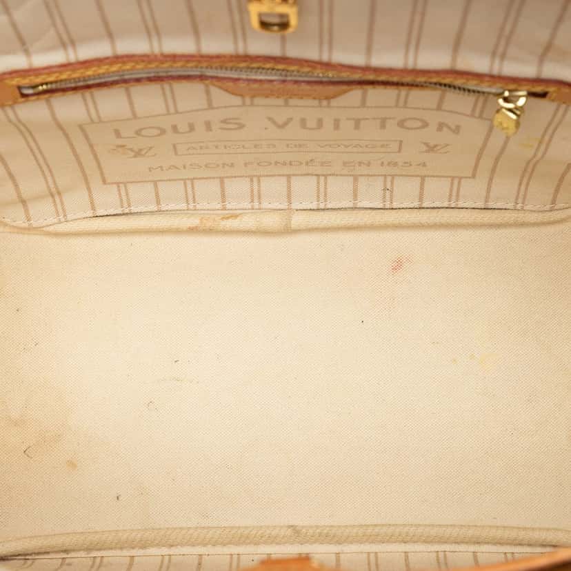 Louis Vuitton Damier Azur Neverfull PM White Very good condition - Model View