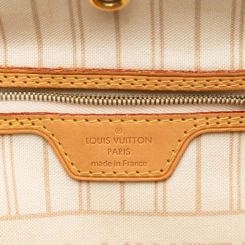 Louis Vuitton Damier Azur Neverfull PM White Very good condition - Box View