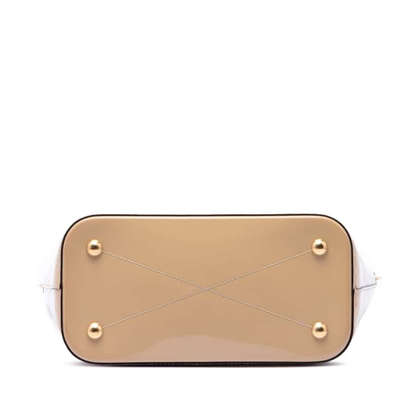 Louis Vuitton Monogram Vernis Montebello MM Beige Leather Very good condition - Inside View