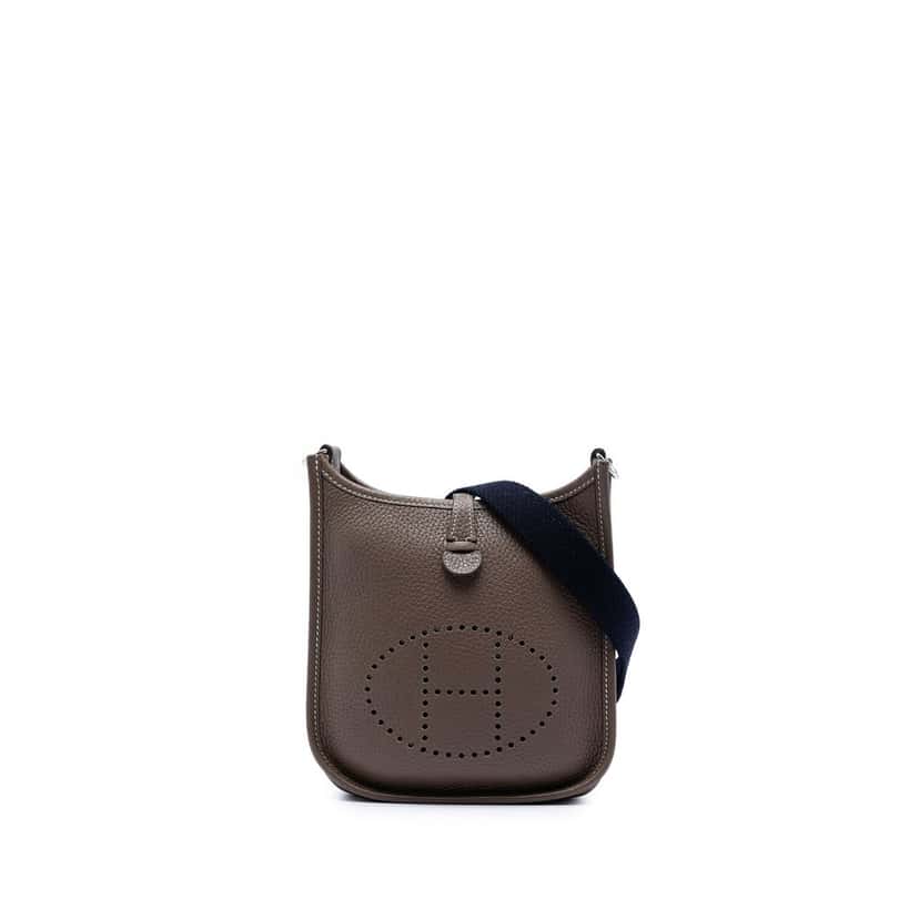 Hermès Clemence Evelyne 16 Amazone Brown Leather Very good condition - Front View