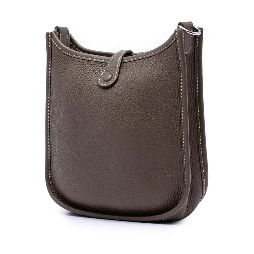 Hermès Clemence Evelyne 16 Amazone Brown Leather Very good condition - Back View