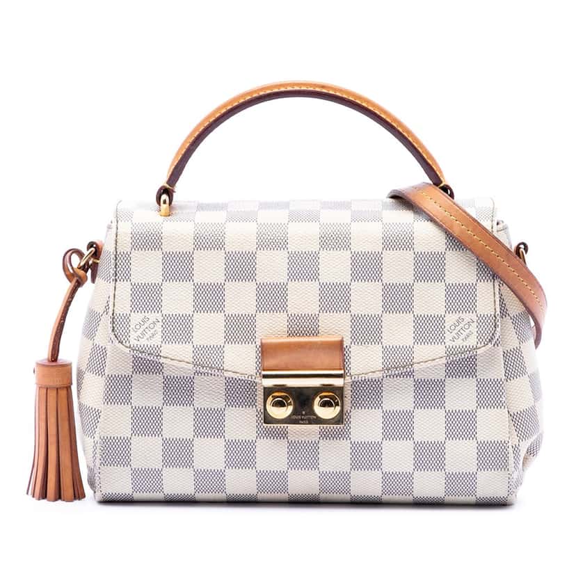 Louis Vuitton Damier Azur Croisette White Very good condition - Front View