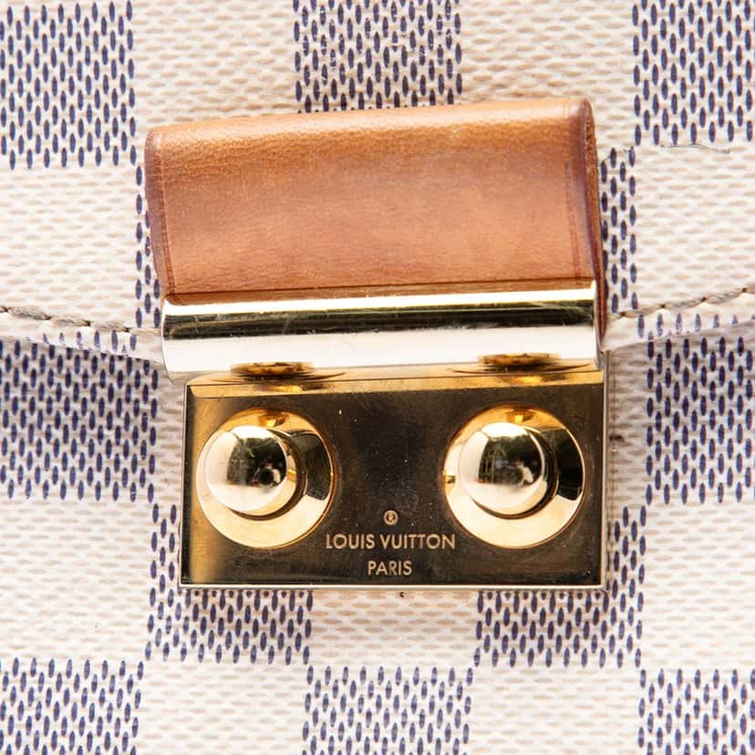 Louis Vuitton Damier Azur Croisette White Very good condition - Box View