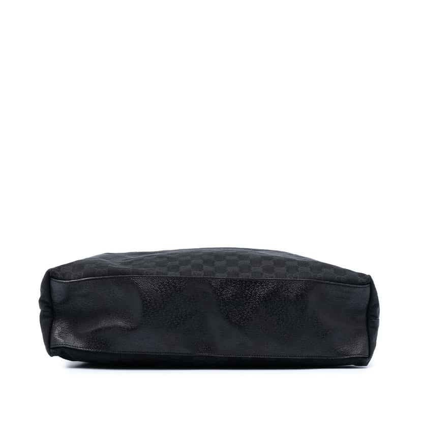 Gucci GG Canvas Web Vertical Tote Black Very good condition - Inside View