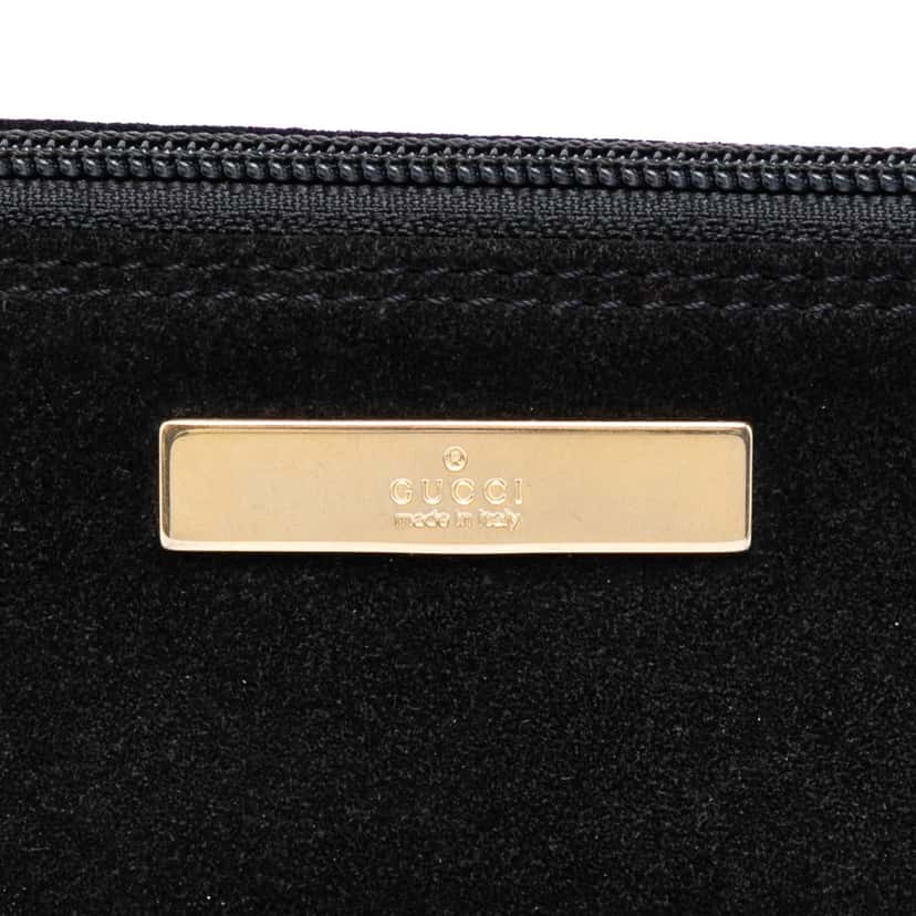 Gucci Suede Boat Black Leather Very good condition - Box View