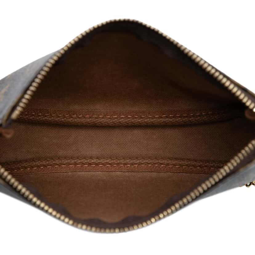 Louis Vuitton Monogram Mini Pochette Accessoires Brown Very good condition - Model View