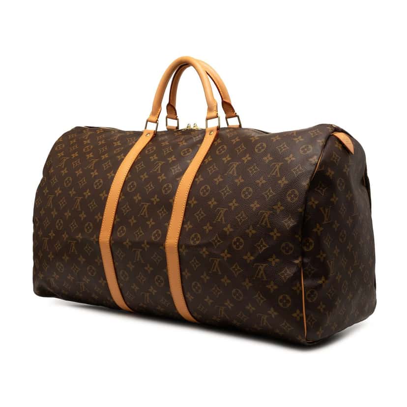 Louis Vuitton Monogram Keepall 60 Brown Very good condition - Back View