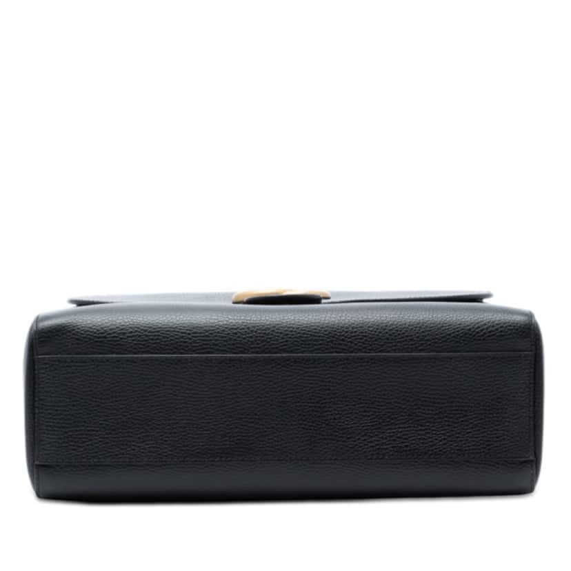 Gucci GG Marmont Leather Briefcase Black Leather Very good condition - Inside View