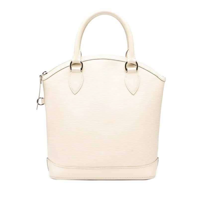 Louis Vuitton Epi Lockit Vertical White Leather Very good condition - Front View