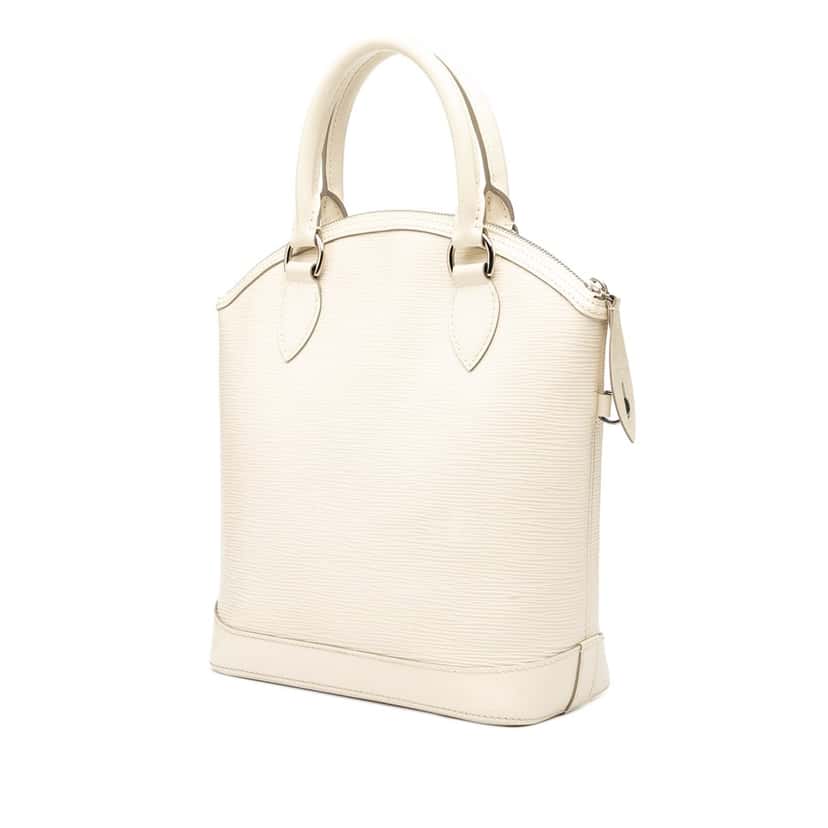 Louis Vuitton Epi Lockit Vertical White Leather Very good condition - Back View