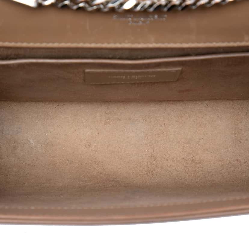 Saint Laurent Medium Smooth Calfskin Classic Monogram Kate Tassel Crossbody Brown Leather Very good condition - Model View