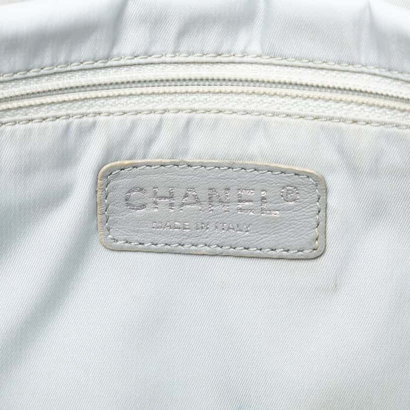 Chanel Large Bicolor Quilted Coated Canvas Paris Biarritz Tote Other Very good condition - Box View