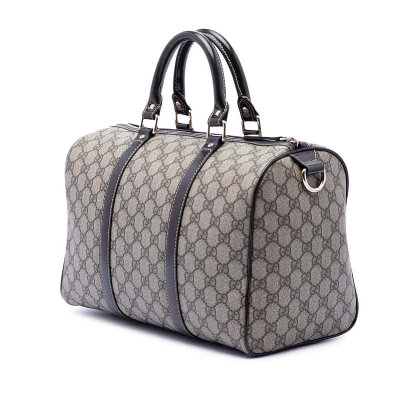 Gucci Medium GG Supreme Joy Boston Bag Beige Very good condition - Back View