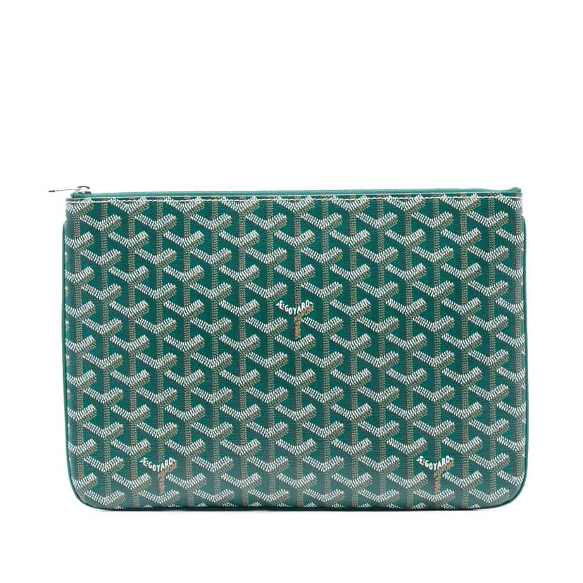 Goyard Goyardine Senat MM Green Very good condition - Front View