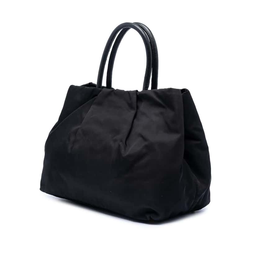 Prada Tessuto Fiocco Bow Tote Black Very good condition - Back View