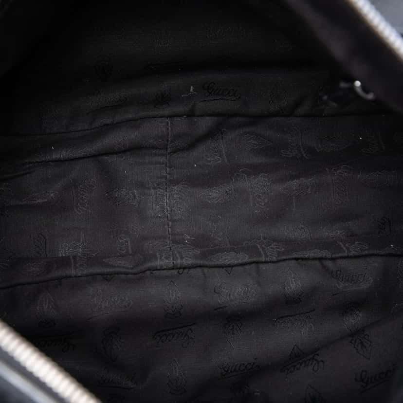 Gucci Guccissima Icon Bit Satchel Black Leather Very good condition - Model View