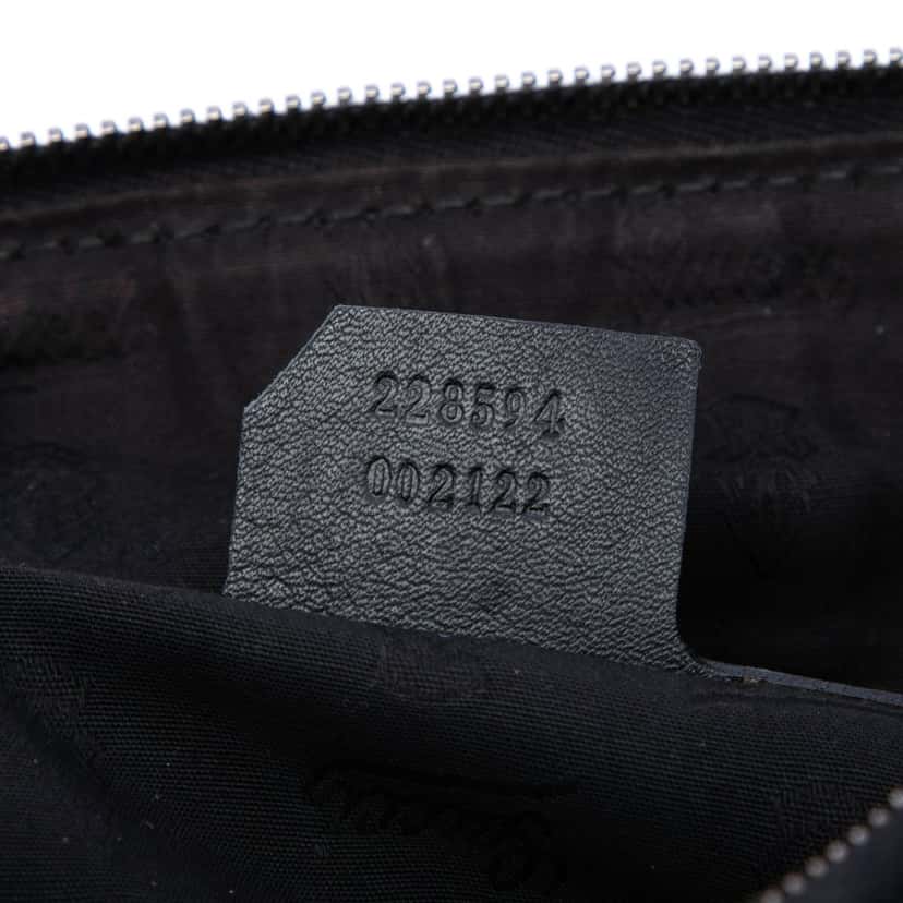 Gucci Guccissima Icon Bit Satchel Black Leather Very good condition - Box View