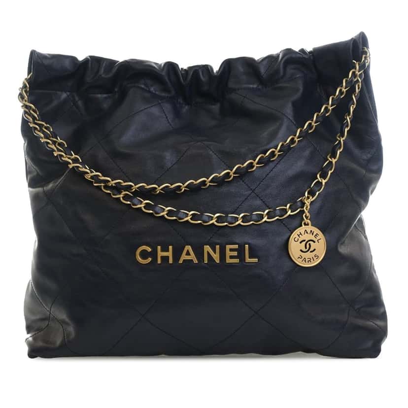 Chanel Medium Shiny Calfskin 22 Handbag