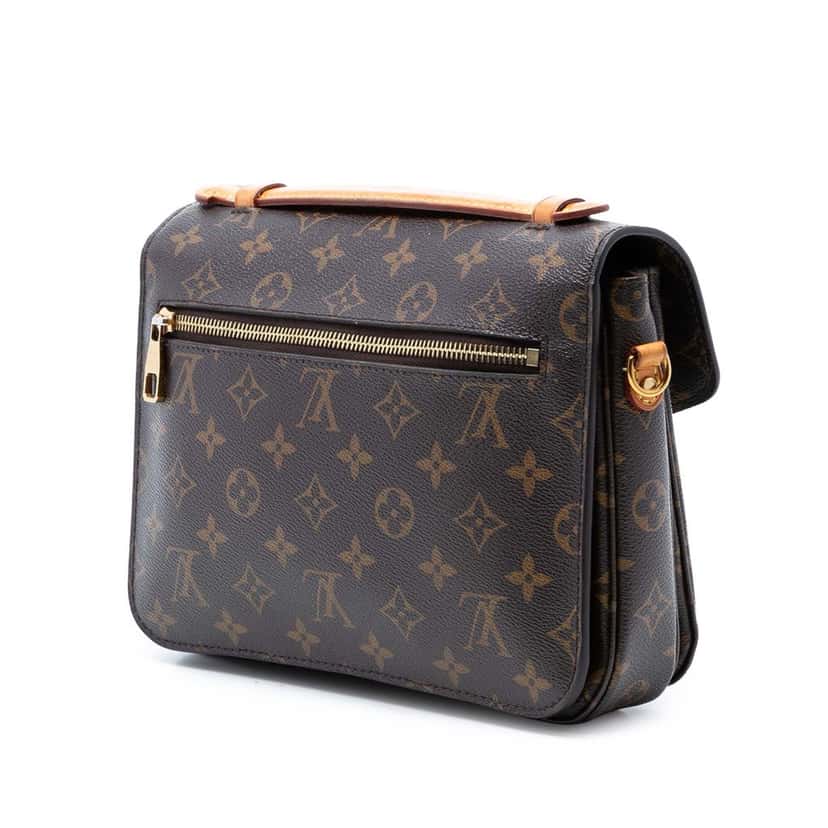 Louis Vuitton Monogram Pochette Metis Brown Very good condition - Back View