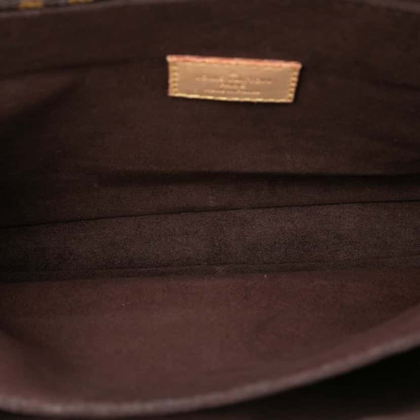 Louis Vuitton Monogram Pochette Metis Brown Very good condition - Model View