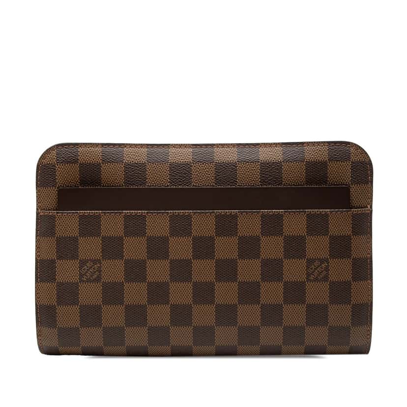 Louis Vuitton Damier Ebene Saint Louis Pochette Brown Very good condition - Front View