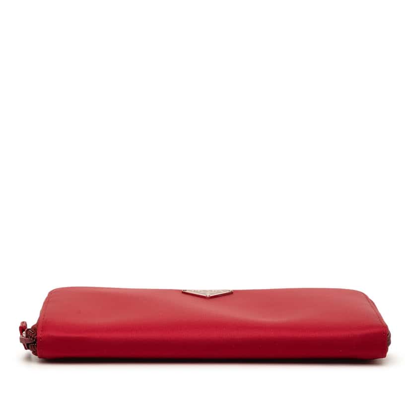 Prada Tessuto Zip Around Wallet Red Very good condition - Inside View