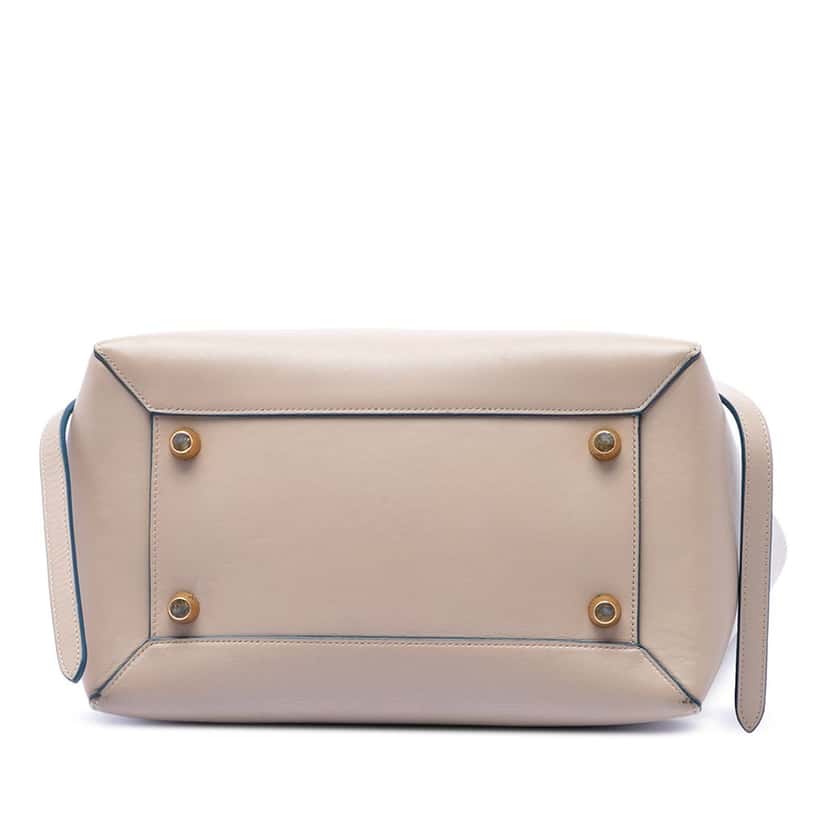 Celine Mini Smooth Calfskin Belt Bag Beige Leather Very good condition - Inside View
