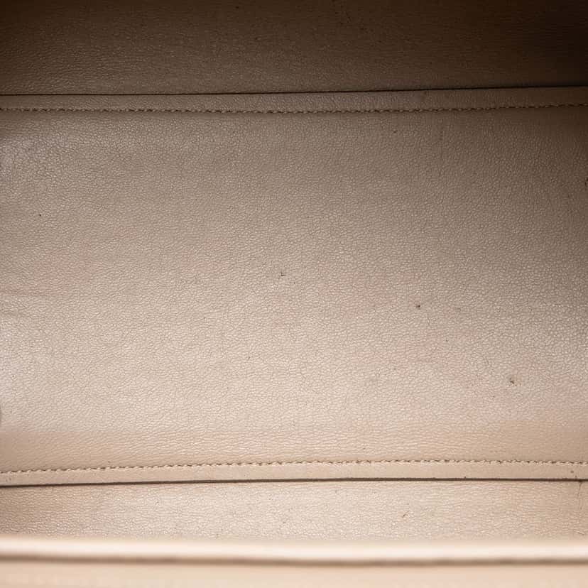 Celine Mini Smooth Calfskin Belt Bag Beige Leather Very good condition - Model View