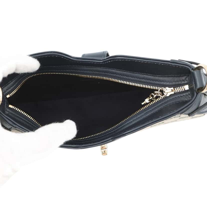 Gucci Mini GG Canvas Web Moon Side Shoulder Bag Other Very good condition - Model View