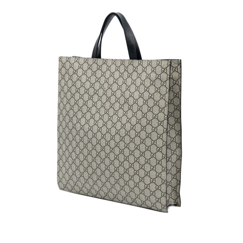 Gucci GG Supreme Blind For Love Satchel Beige Very good condition - Back View