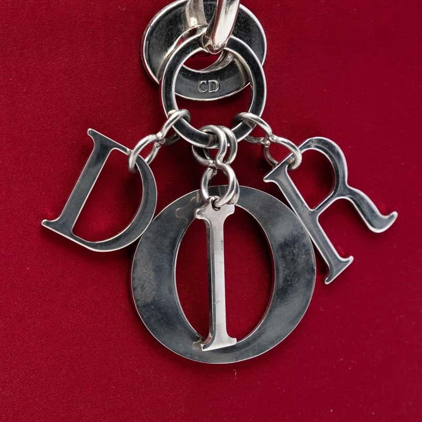 Dior Large Satin Lady Dior Red Very good condition - Box View