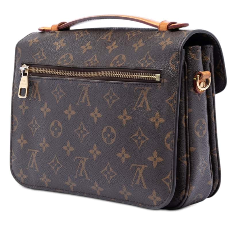 Louis Vuitton Monogram Pochette Metis Brown Very good condition - Back View