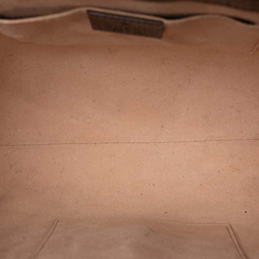 Gucci Small GG Supreme Ophidia Satchel Beige Very good condition - Model View