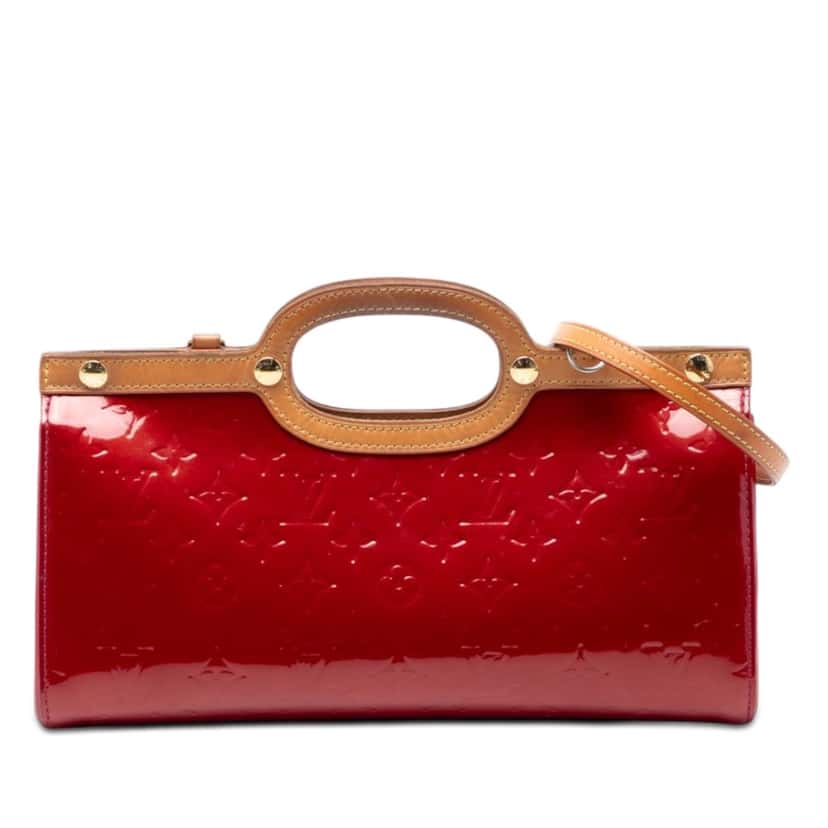 Louis Vuitton Monogram Vernis Roxbury Drive Red Leather Very good condition - Front View