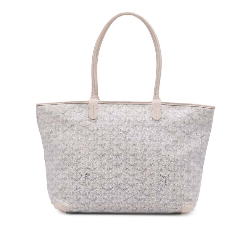 Goyard Goyardine Artois PM White Very good condition - Front View