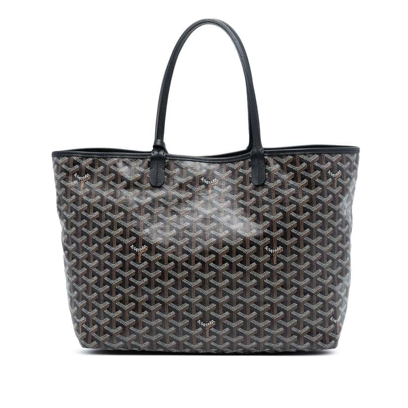 Goyard Goyardine Saint Louis PM Black Very good condition - Front View